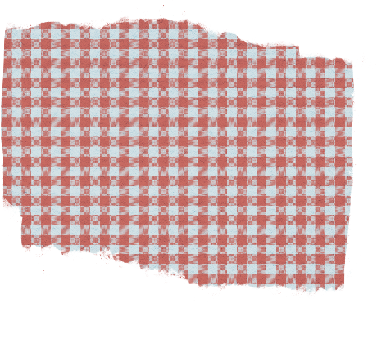 Checkered Ripped Paper